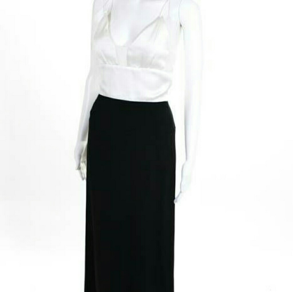 Narciso Rodriguez Rosa Gown Black White 4 6 Event - Picture 2 of 4